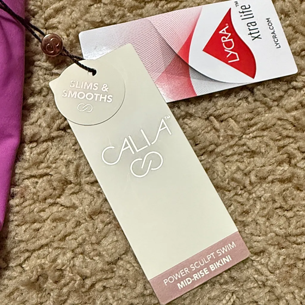 Calia Power Sculpt Swim Bikini in Pink Size M - Image 2