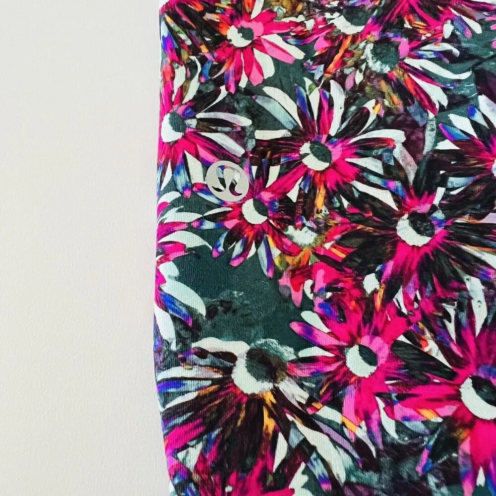 LULULEMON ATHLETICA Multi Floral Electric Swift Speed HR Tight 28" Leggings- US4 - Image 6