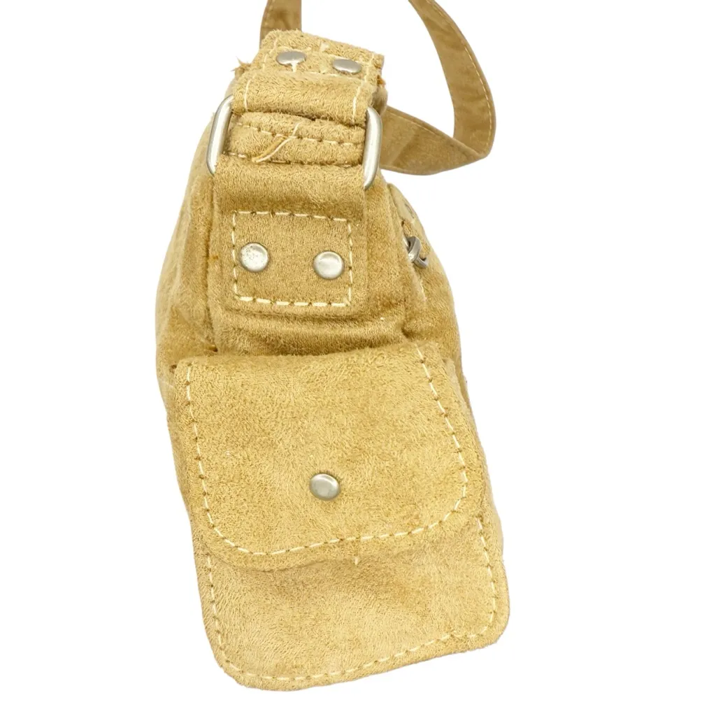 L.E.I. Vintage Y2K Small Shoulder Bag‎ Tan - Image 5