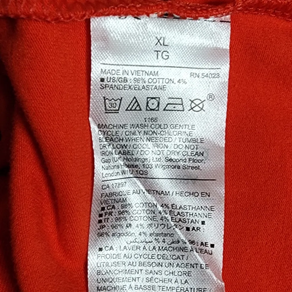 Gap Red Bodysuit Size XL NWT - Image 4