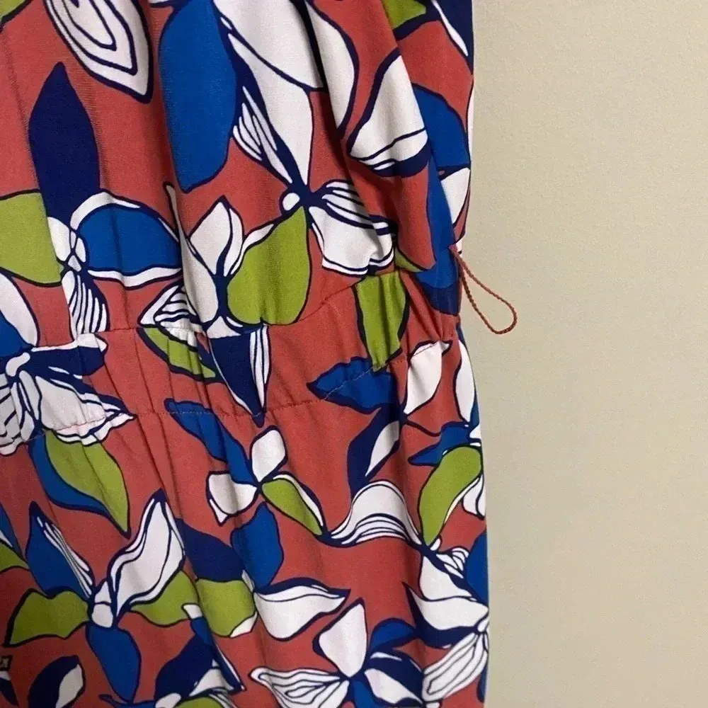 Simply Emma Short Sleeve 2X XXL Jumpsuit One Piece Romper New with Tags NWT Orange - Image 4