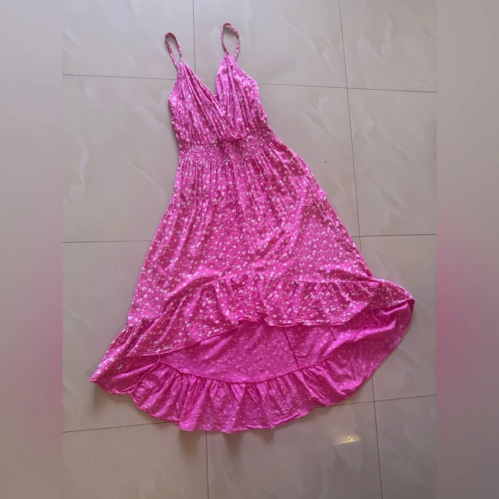 Pink Floral Women's Dress Size undefined - Image 9