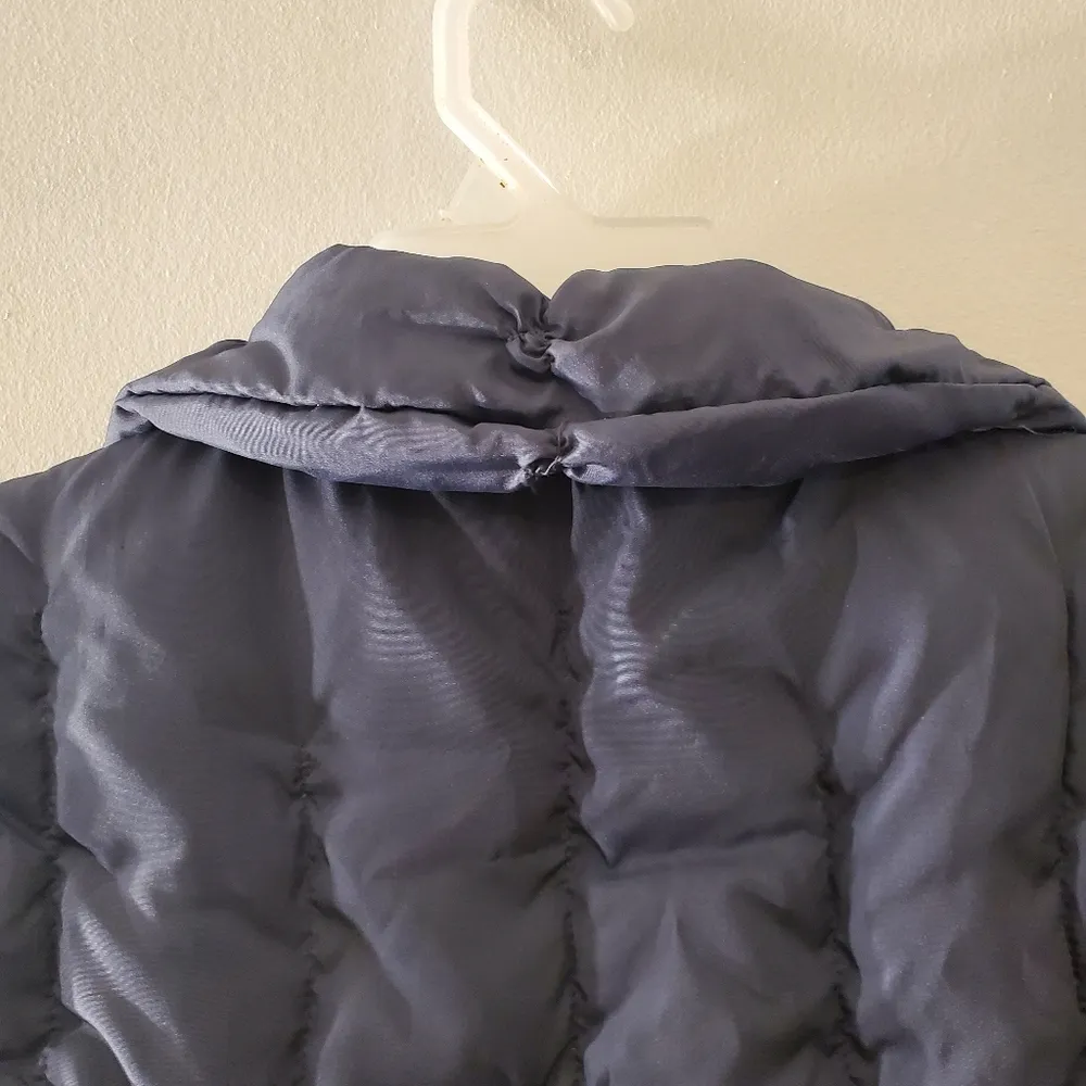 Nine West Navy Blue Womens Quilted Zip-Up Vest - Image 6