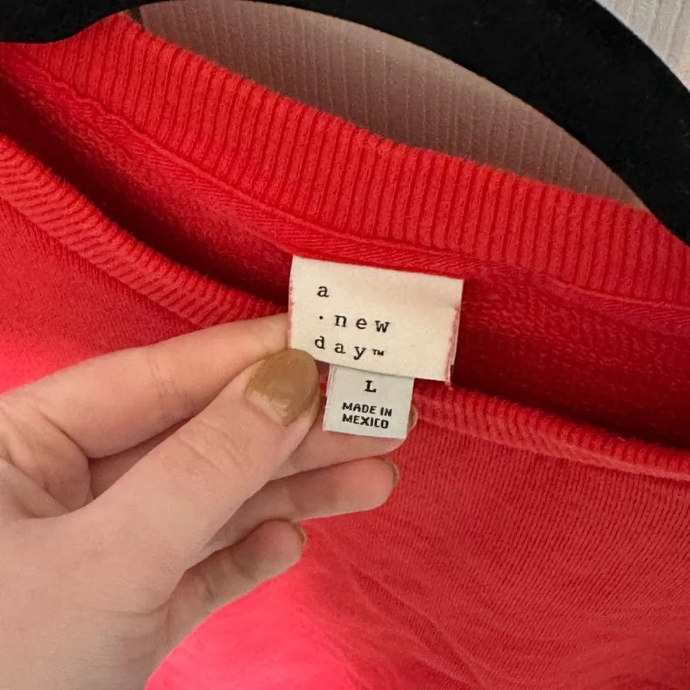 A New Day Sweater Top Red Large - Image 3