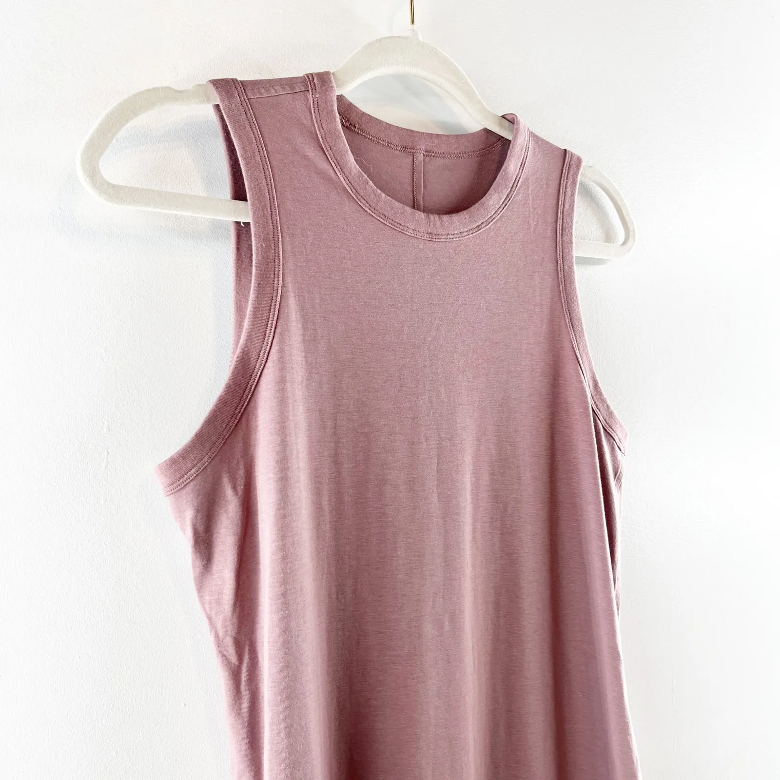 Lululemon Classic-Fit Cotton-Blend Dress Twilight Rose Pink Small - Image 4