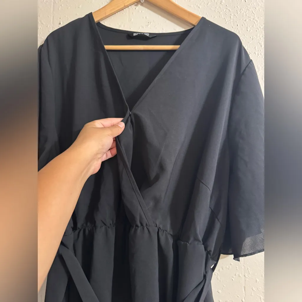 BloomChic Elegant Black Dress Sz 24/26 - Image 6