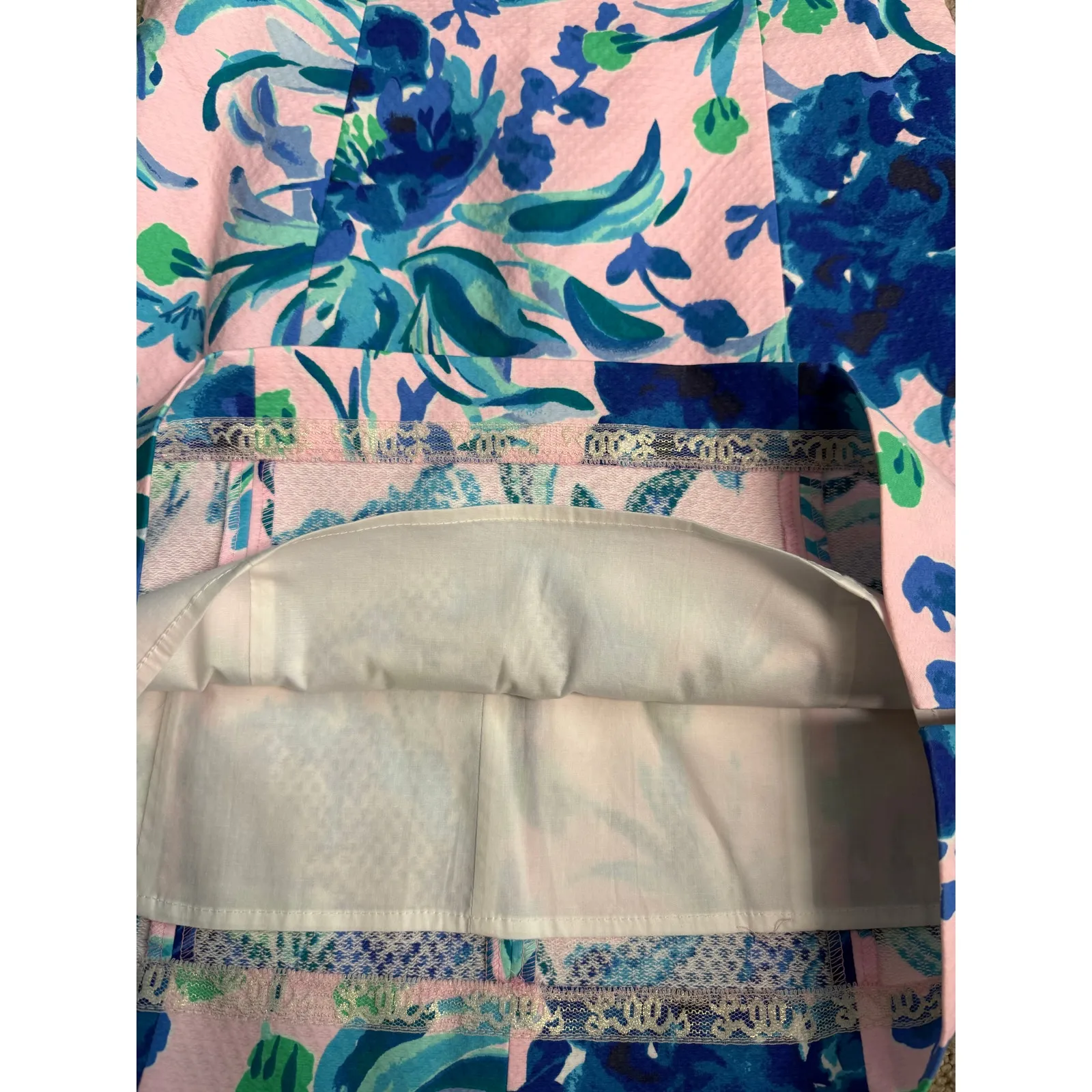 Lilly Pulitzer Mila Stretch Shift Dress Pink Tropics Tint Sweet Pea‎ Size 4 - Image 13