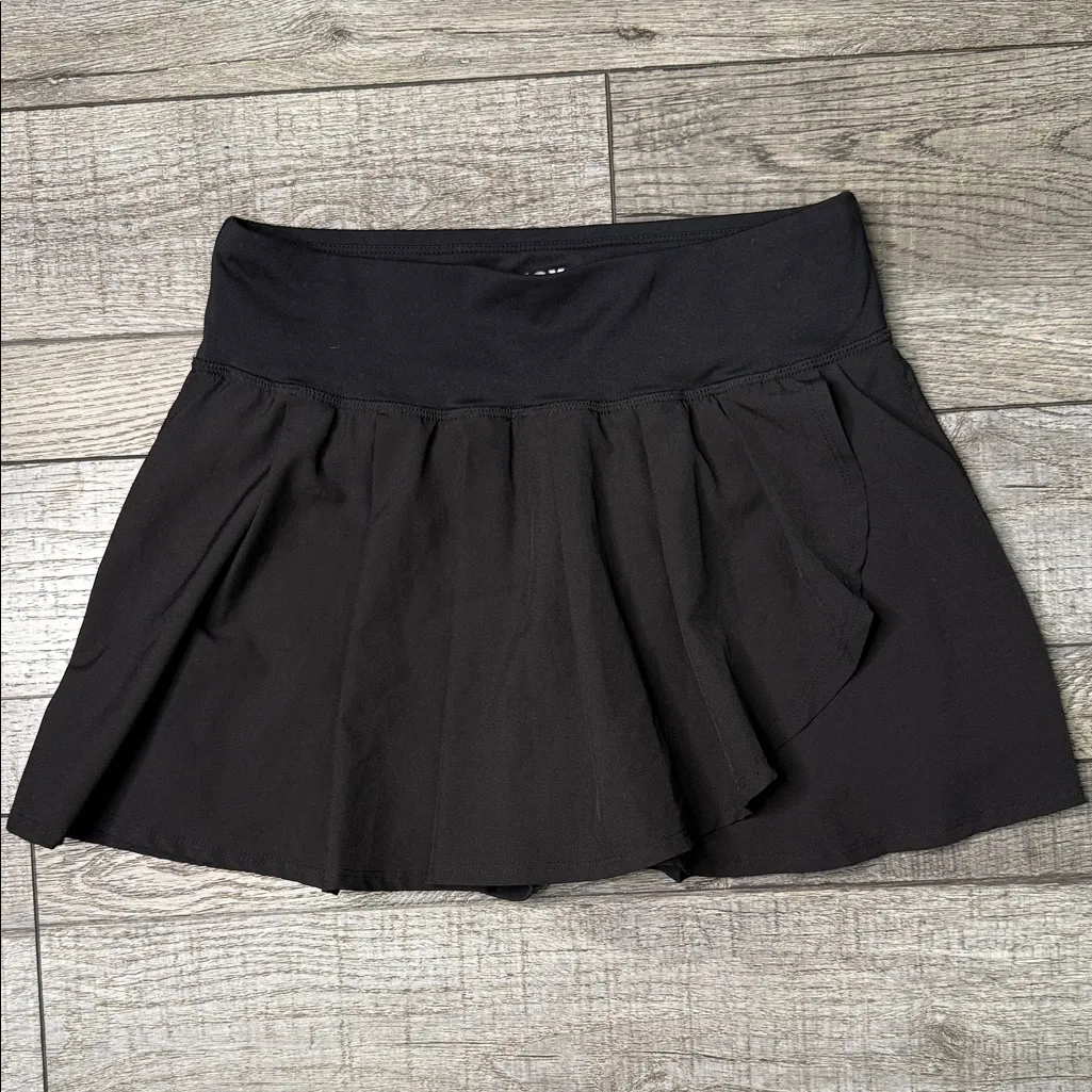 JoyLab Black Womens High Rise Flowy Skort - Image 2