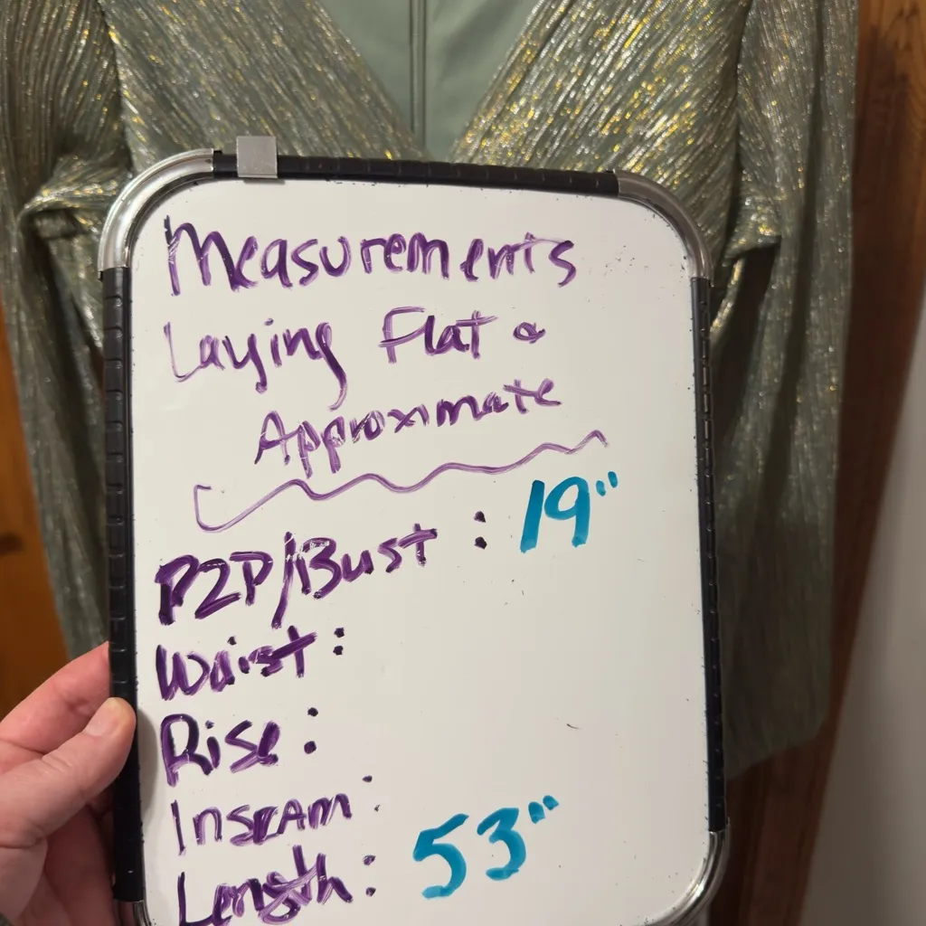 Adrianna Papell Metallic Mesh Draped Long Sleeve Surplice Detailed Size 12 NWT - Image 3