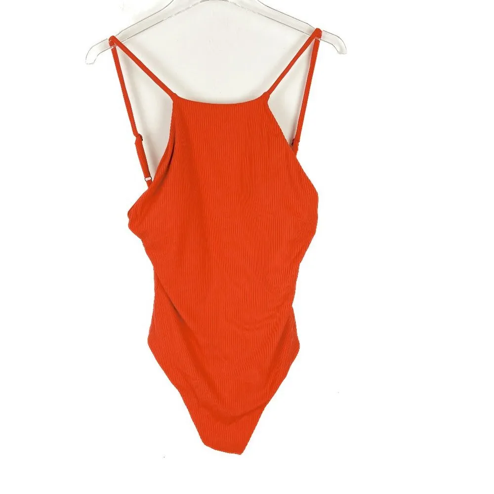 NWT Andie Swim The Asbury Rib One Piece Swimsuit Siren Size Medium M $115 NEW - Image 2
