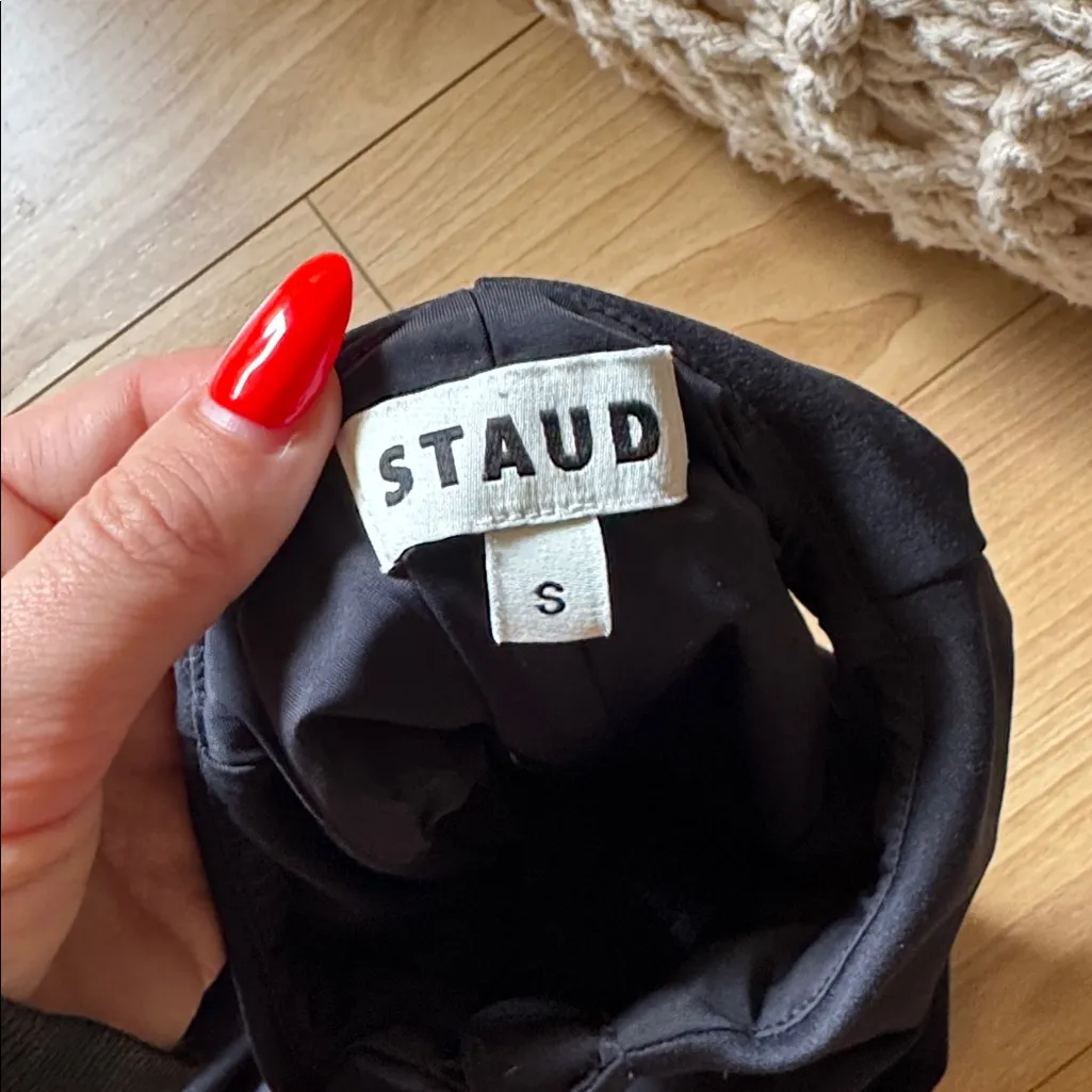 STAUD CREVASSE MAXI DRESS BLACK - Image 3