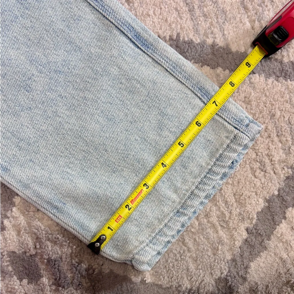 CLOSED Pedal Pusher Jeans Womens 28 Light Blue Stretch Denim Made In Italy High - Image 9