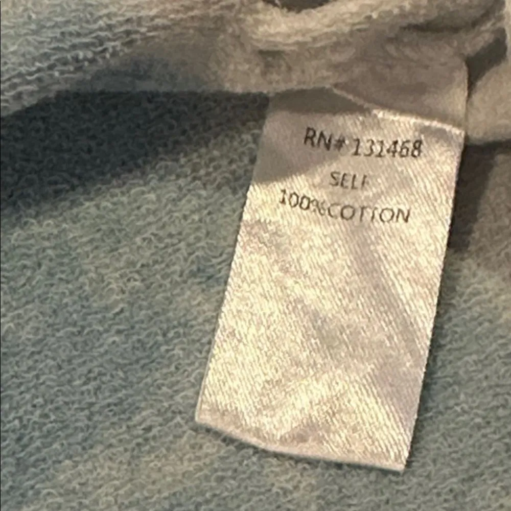 Fate Blue and White Tie Dye Ripped Sweatshirt & Shorts Loungewear Set Size Small Blue - Image 8