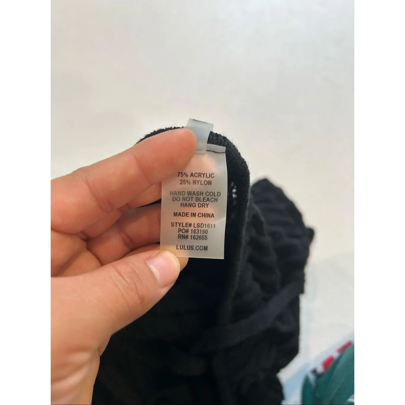 Lulus Some Like It Hot Black Crochet Mini Swim Cover-Up Dress Size L - Image 6