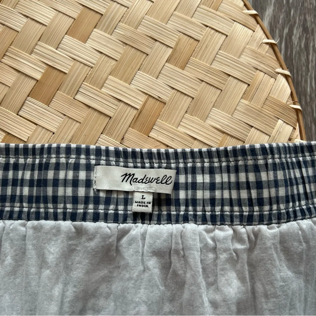 Madewell‎ gingham tiered mini skirt - Image 5