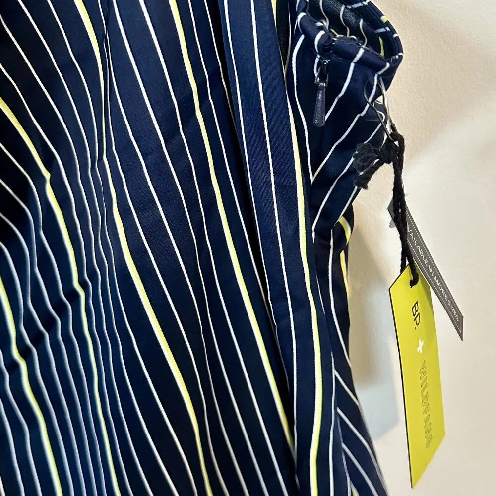 NWT BP x Wildfang Nordstrom Square Neck Striped Satin Slipdress - Image 6