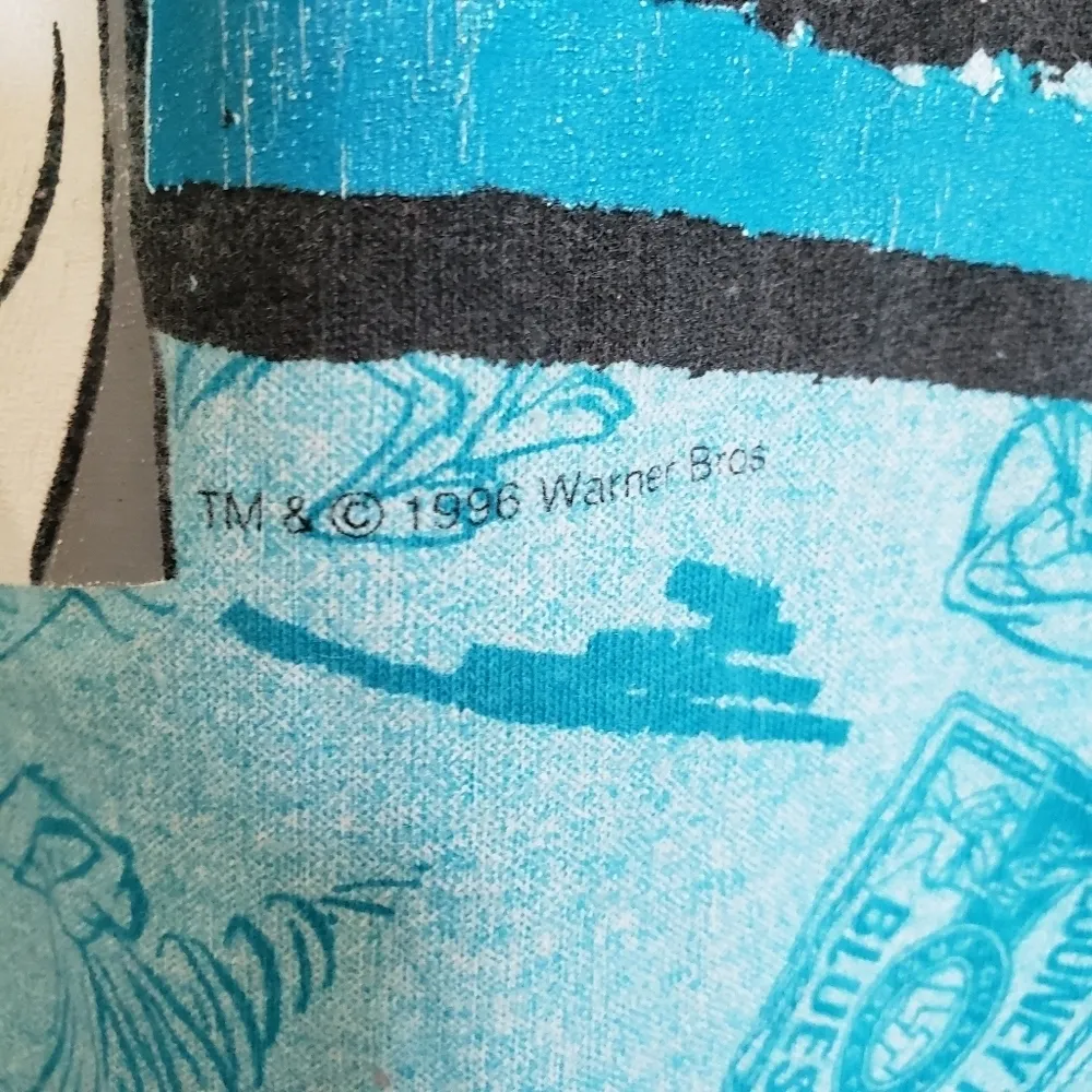 Vintage Rare 90's 1996 Looney Tunes Bugs Bunny Tee tunic sleep shirt dress OS - Image 3