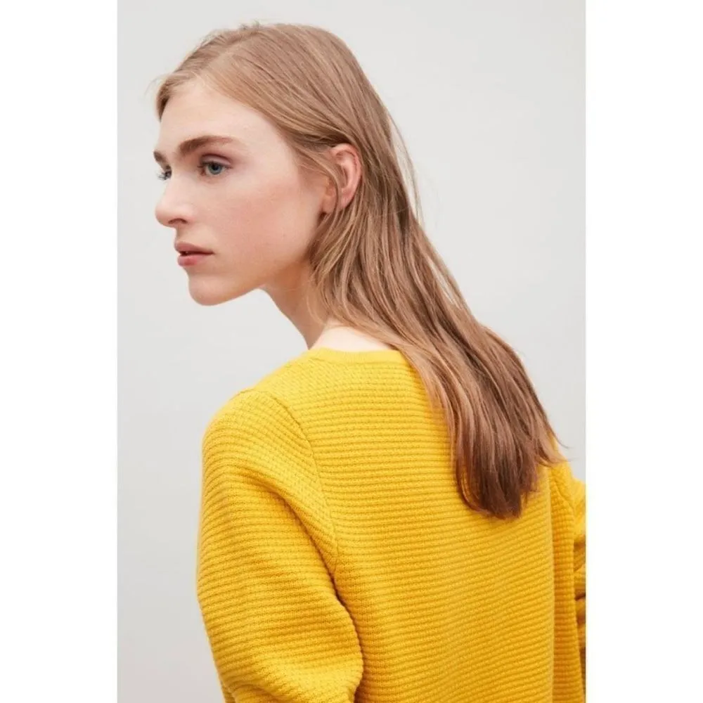 COS Textured Tight Knit Pullover Sweater - Image 2