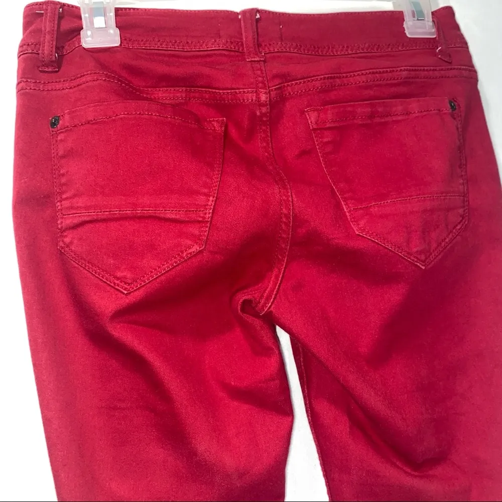 Scarlet Boulevard Red Skinny Jeans Women’s 26 - Image 4