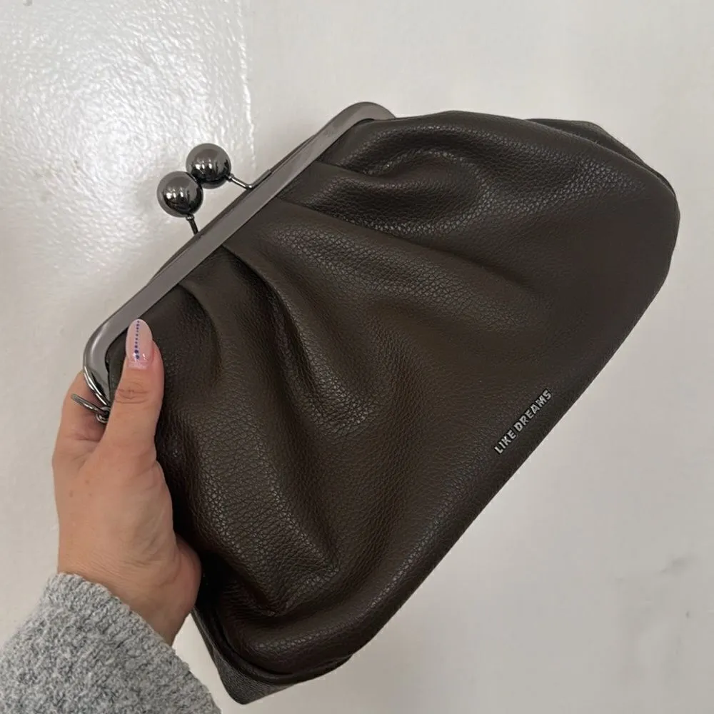 LIKE DREAMS Crossbody purse EUC Green - Image 3