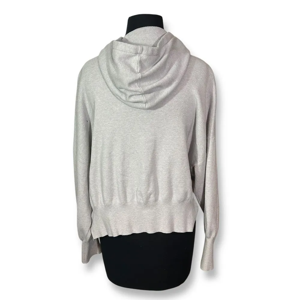 Abercrombie & Fitch Knit‎ Hoodie Soft A&F Collection Drawstring Gray M - Image 2