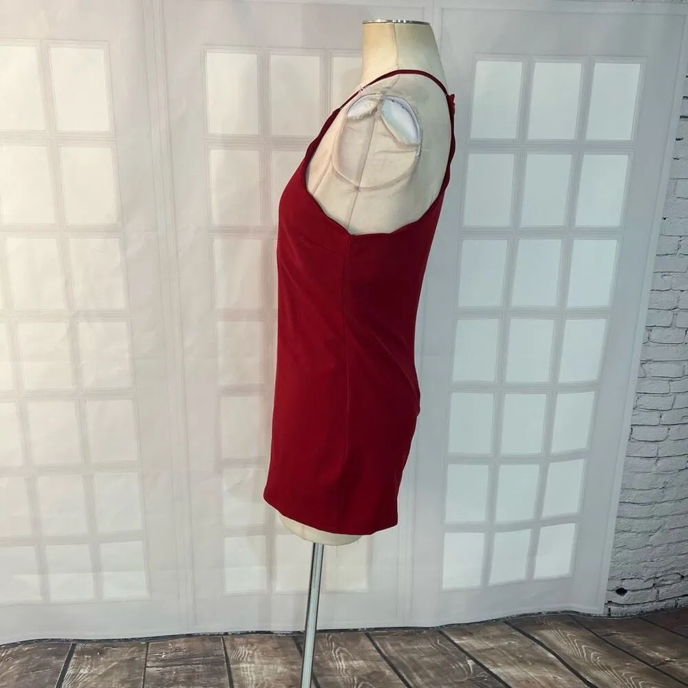 Lulu’s Endlessly Endearing Wine Red  mini Dress size small - Image 9