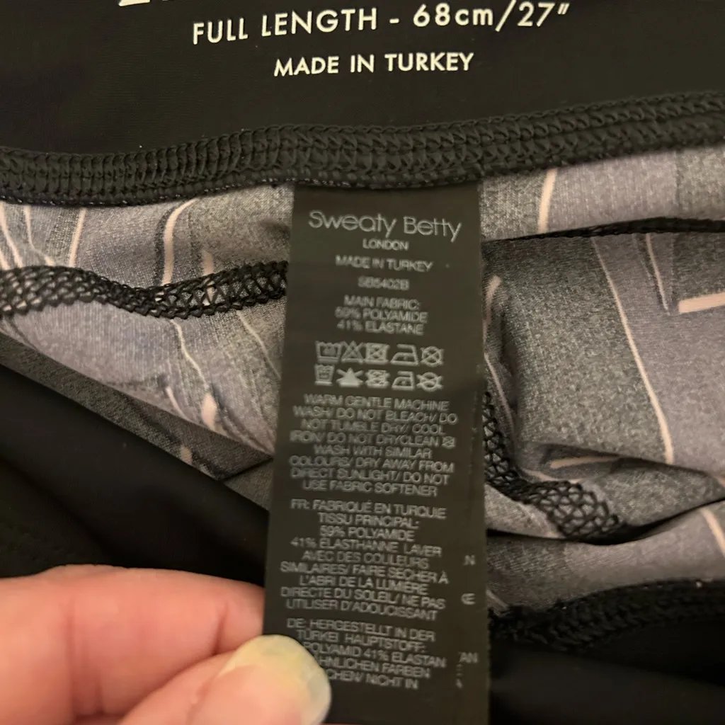 Sweaty Betty Zero Gravity Full Length leggings‎ Size Small - Image 8