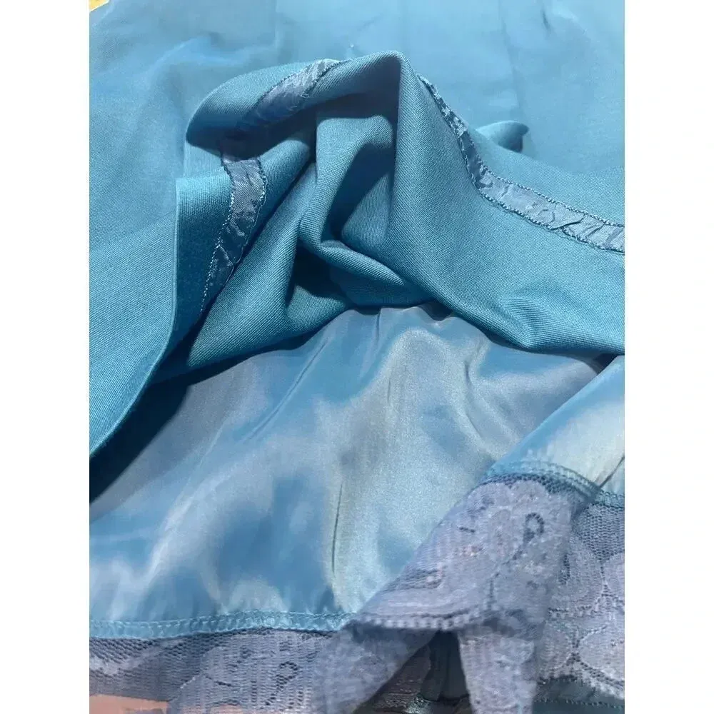 Trina Turk Blue Dress Size 2 Sleeveless Sheath Office Cocktail‎ Party Mini Dress - Image 6