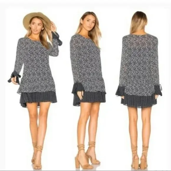 Tularosa NWT- Floral Ruffle Berkley Shift Dress- Size Small - Image 2