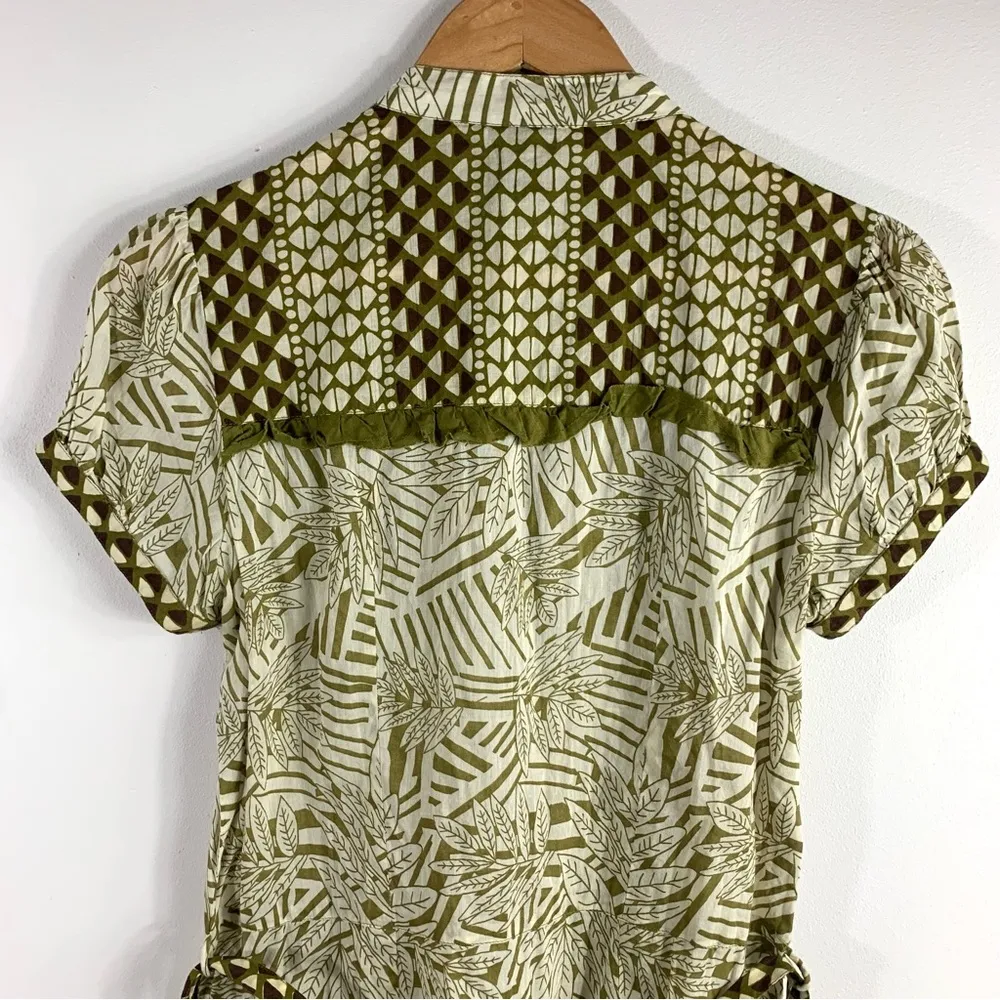 Forever Brand Beaded Boho Dress with Tie Belt Size M - Image 8