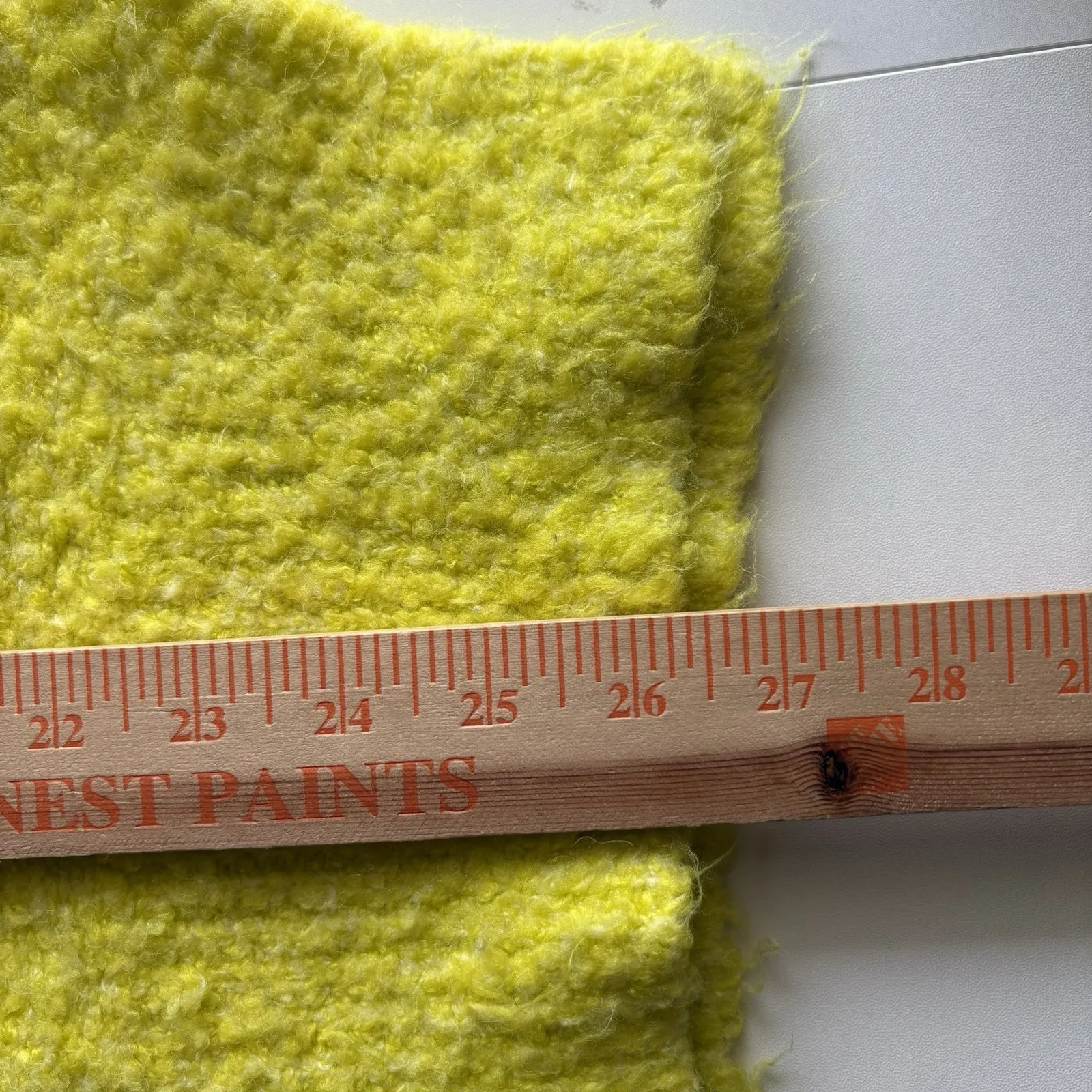 Free People Small‎ Citron Yellow Moira Slouchy Tunic Sweater Wool Blend Relaxed - Image 8