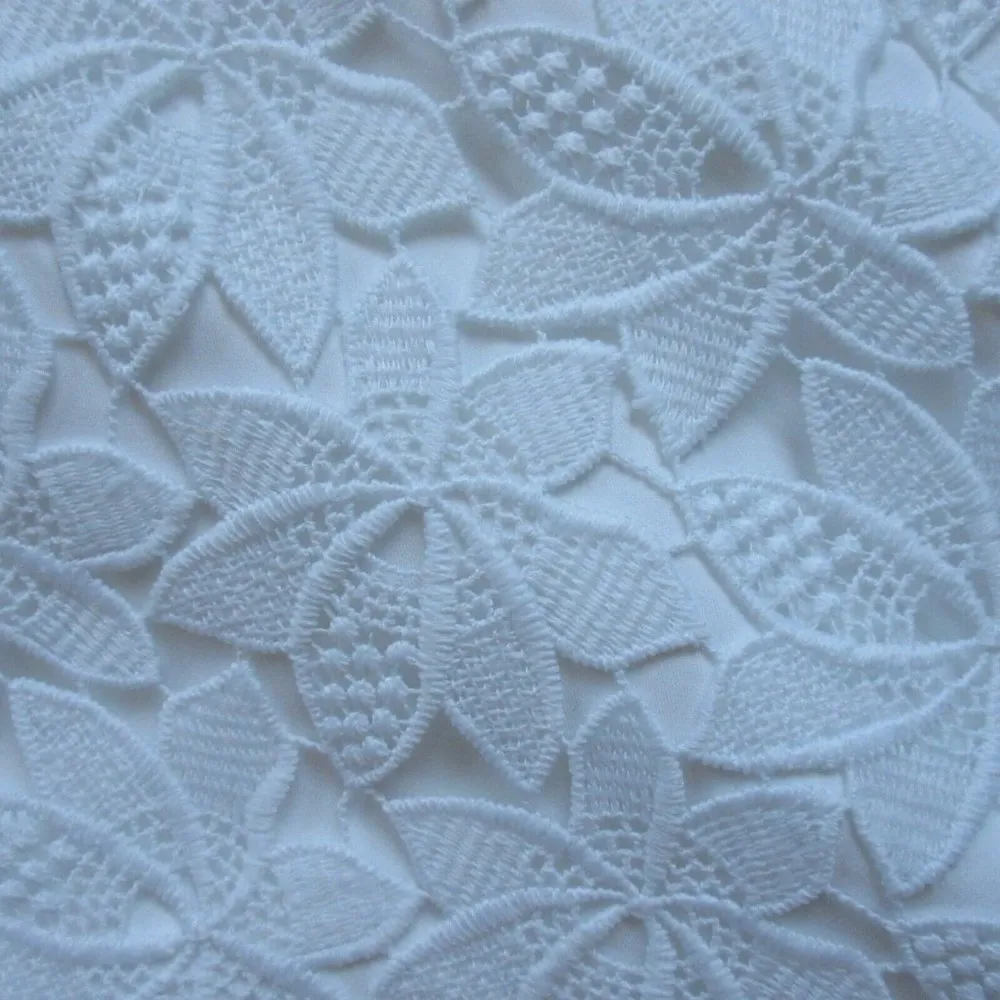 NWT Kate Spade New York Leaf Lace in Fresh White Button Front Shirt Dress 2 - Image 7