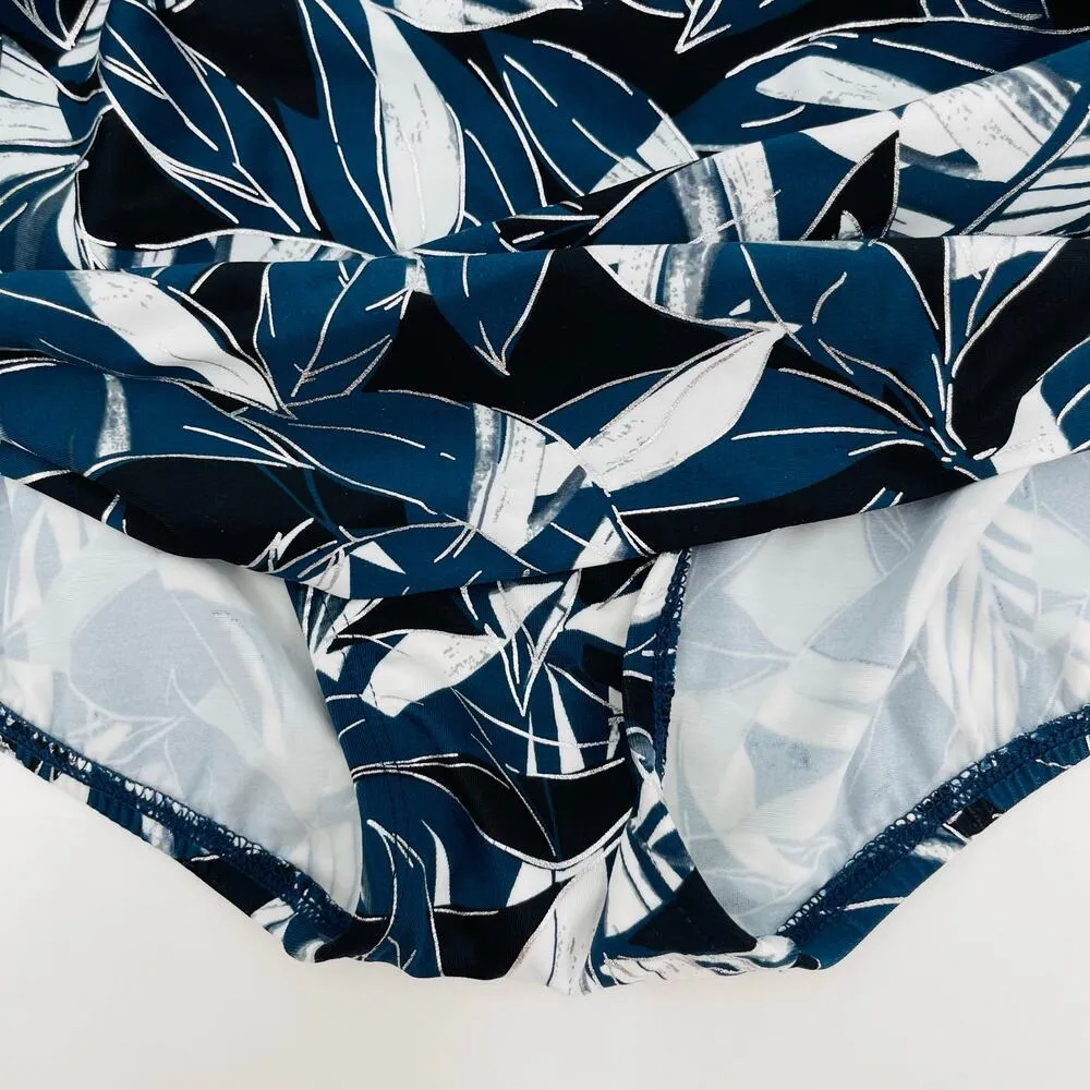 MIRACLESUIT Norma Jean Bottom Size 16 Swim NWT Retro Ruched Plus Shimmer Shadows - Image 12