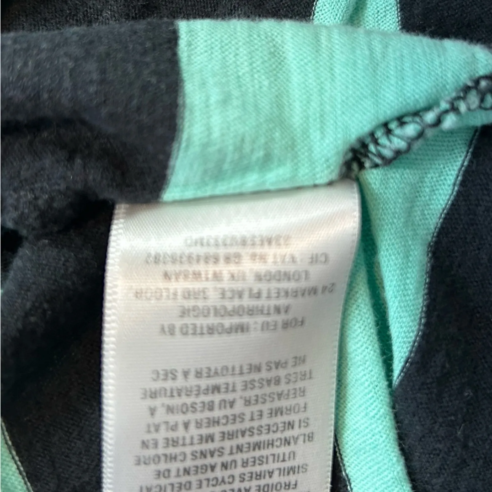 Anthropologie Pilcro Striped Cotton T-Shirt Size M Snap Shoulder Tee - Image 12