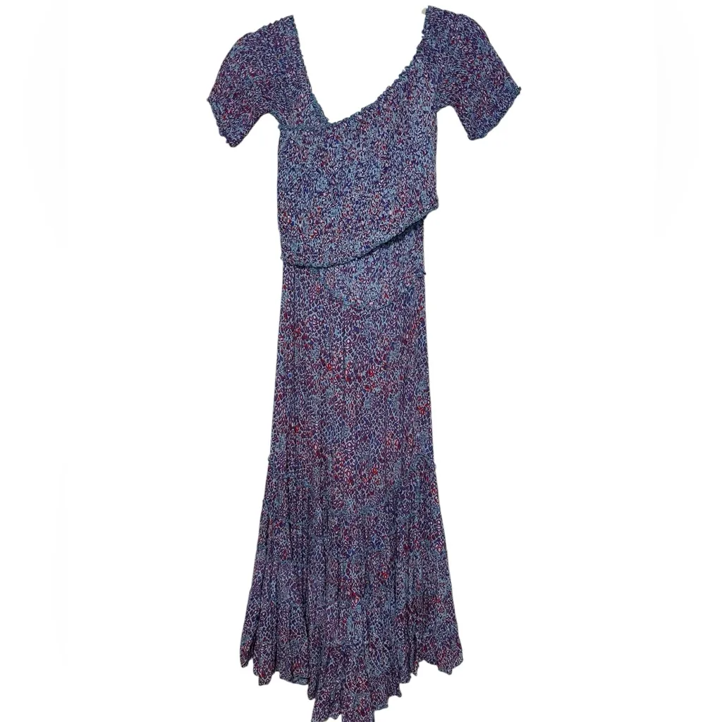 Poupette st Barth midi dress Soledad in purple XS - Image 4