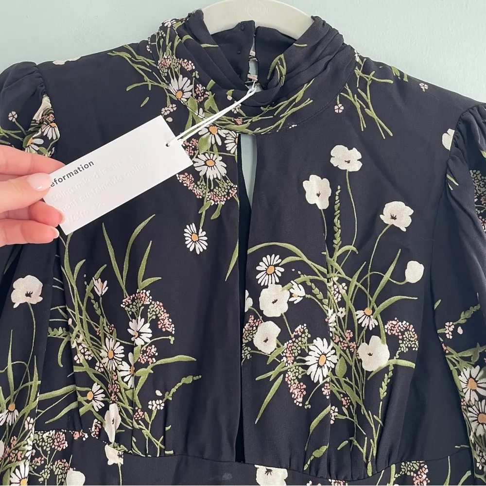 Reformation Rosewood Flora Midi Dress NWT 4 - Image 7