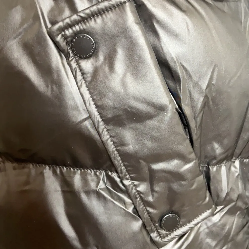 French Connection  Black Hooded Puffer Down Jacket Size XS NWT - Image 26