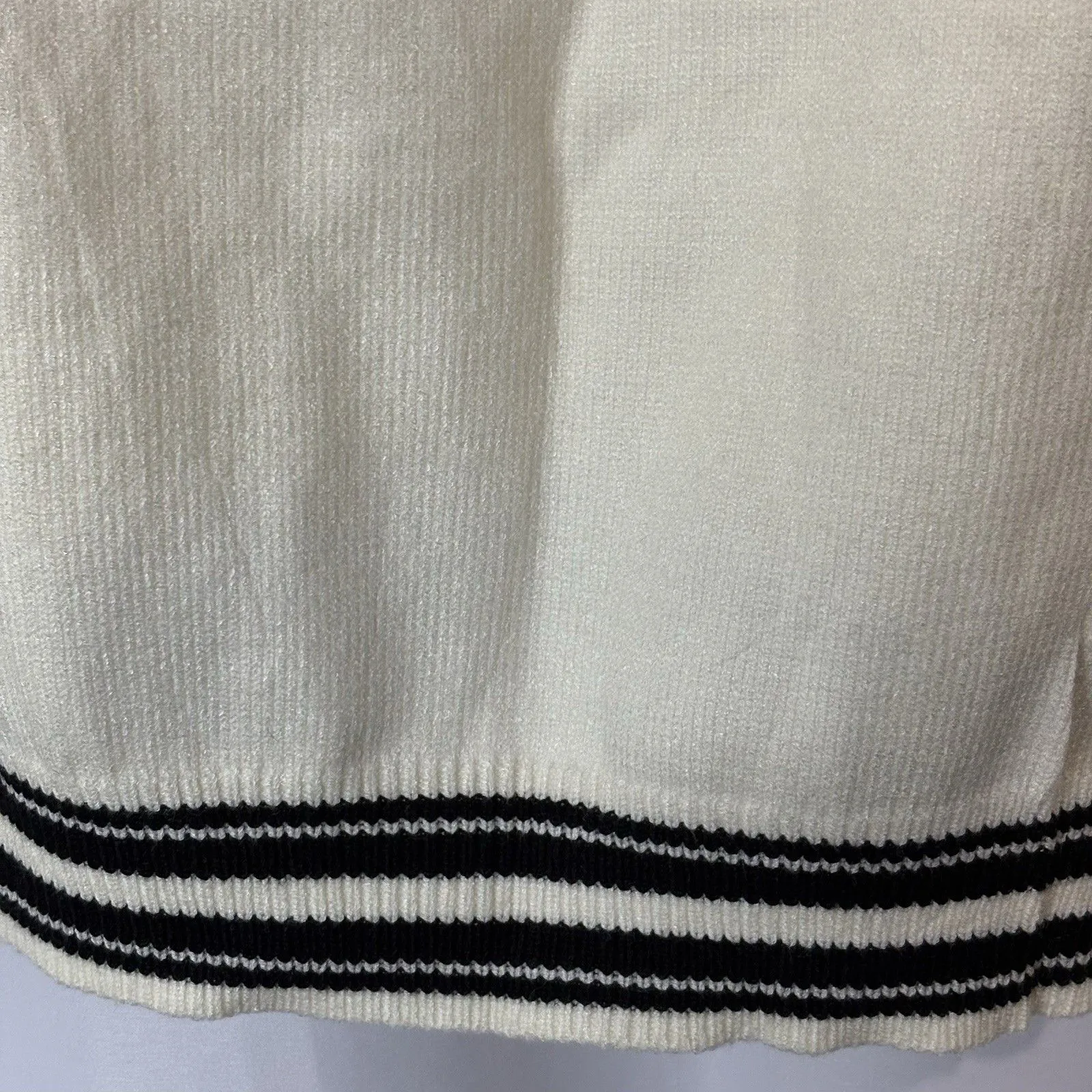 Krush Kandy Sweetest Devotion Floral Stripe Embroidered Sweater 3X Boho Soft Black - Image 6