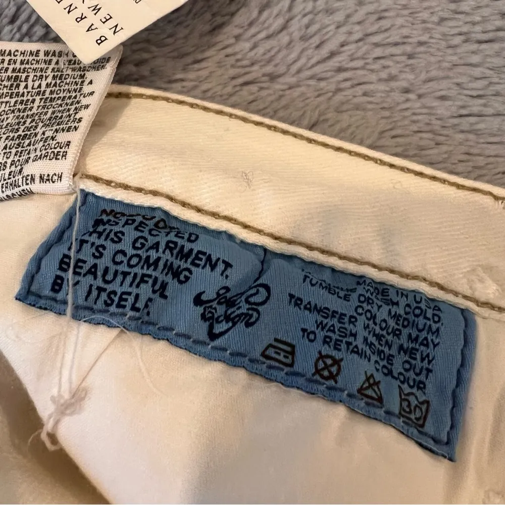 Vintage NWT Goldsign Misfits Women's Cream Straight Leg Jeans Size 27 - Image 10