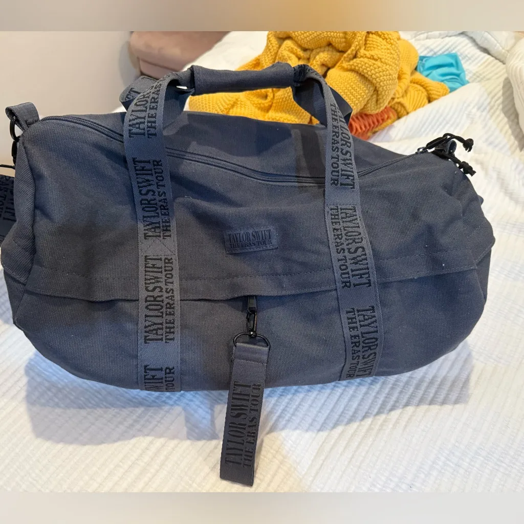 Taylor Swift Eras Tour Blue Duffel Bag - Image 2