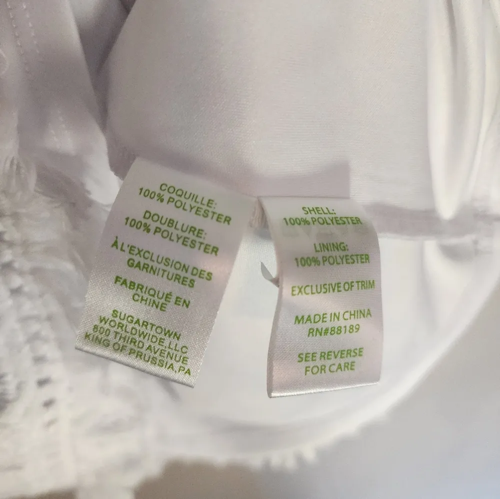 Lilly Pulitzer Womens Maybelle Top XS Resort White Island Time Knit Lace - Image 4