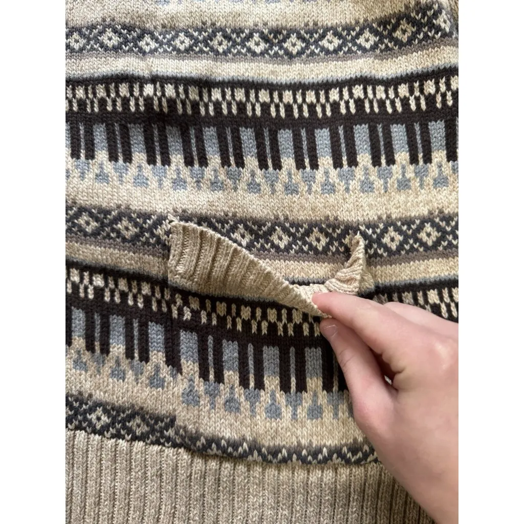 Eddie Bauer Women Cardigan Sweater Sz‎ XL Button Front Pockets Cotton NWOT VTG - Image 8