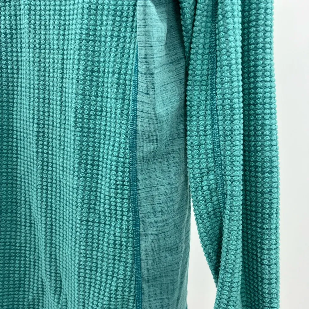 Columbia Crestone Ridge Half Zip Basic Jacket Aqua Long Sleeve Women’s Size L - Image 3