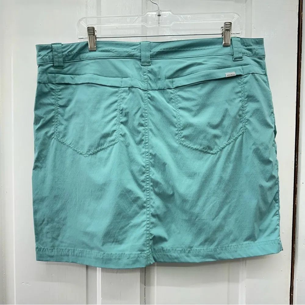 Eddie Bauer outdoor adventure turquoise skirt‎ skort women's 16 - Image 2