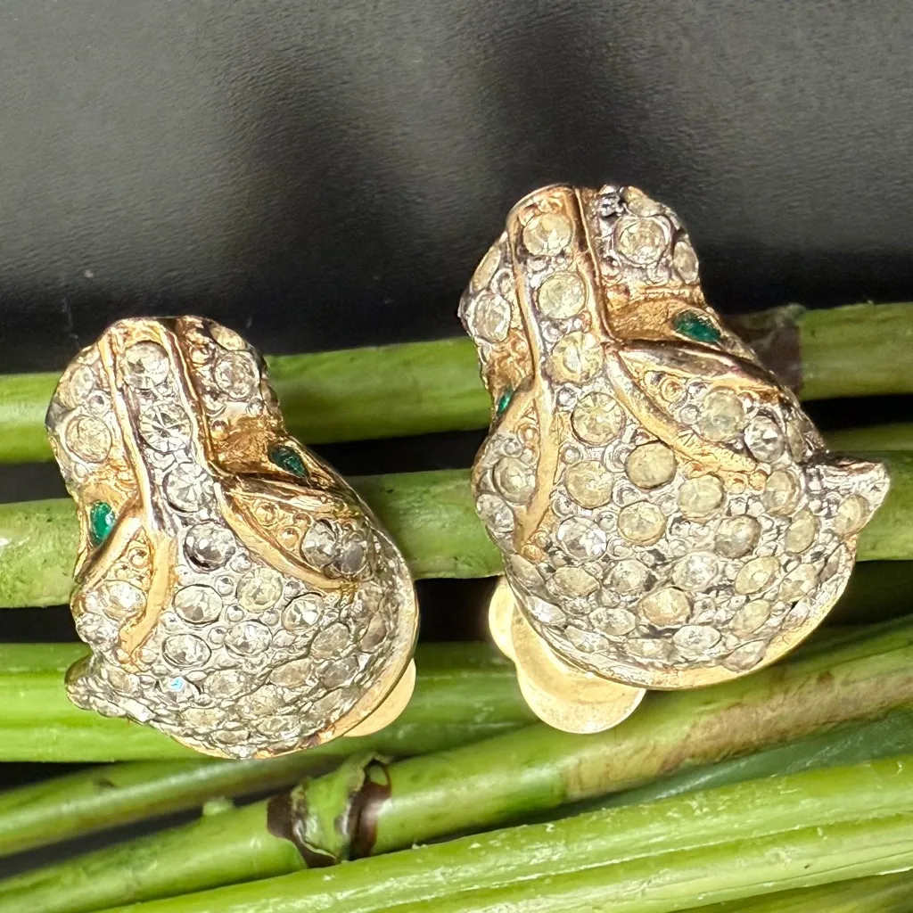 Unsigned Pave Crystal Gold - Image 3