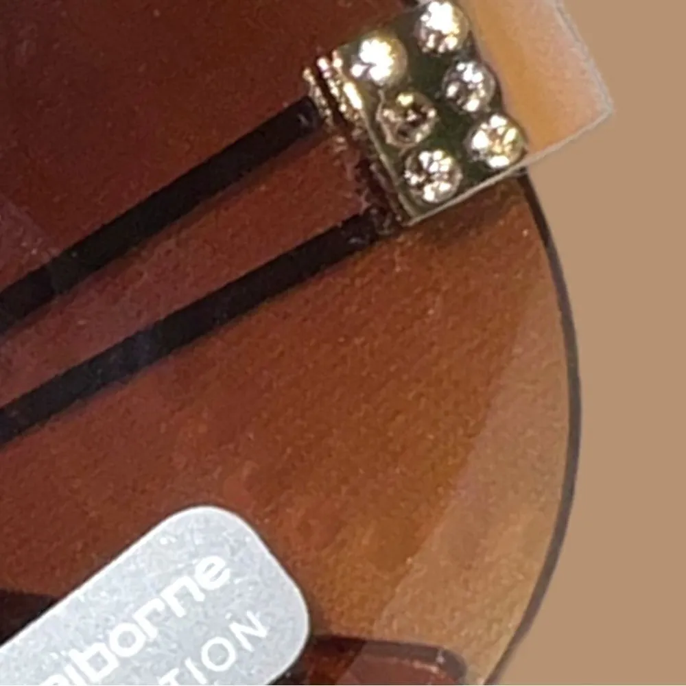 New! Liz Claiborne brown tinted wire frame sunglasses - Image 6