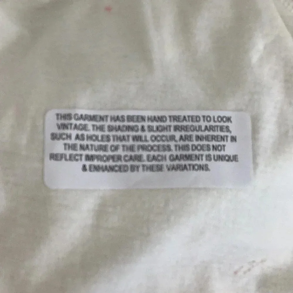 Grail Size Small Crew Neck 100% Cotton Baby Tee Made in USA Top. New No Tag White - Image 5