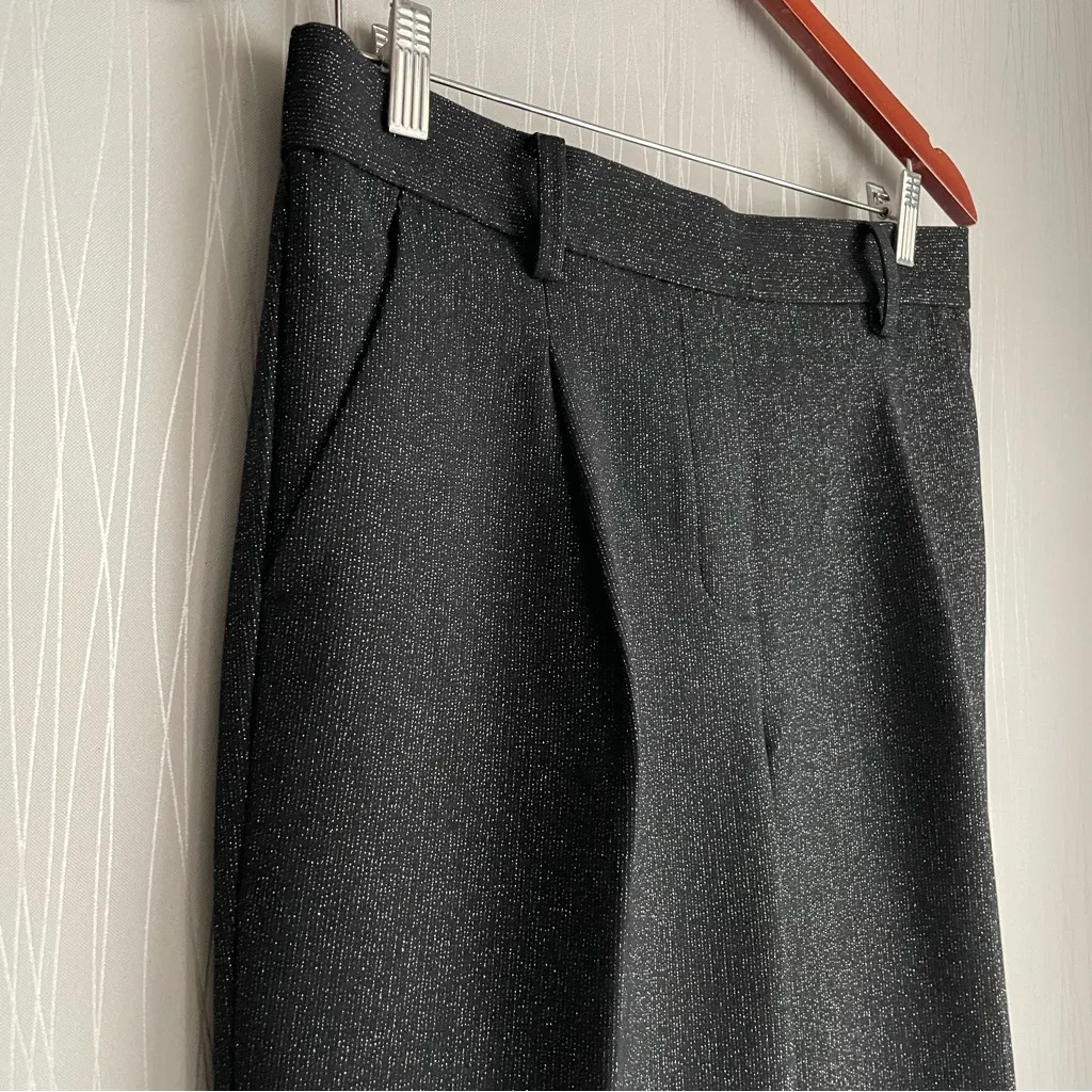 Loft Pants Women’s Size Medium Dress Pants Sparkly Glitter Pull On - Image 5