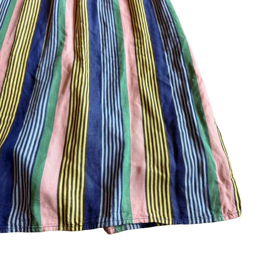 Boden Katrina Colorful Pastel Stripe Maxi Dress Button - Image 11