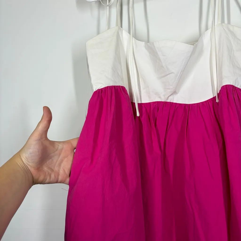 Sofie The Label Tie Strap Mini Dress Size Small Pink - Image 6